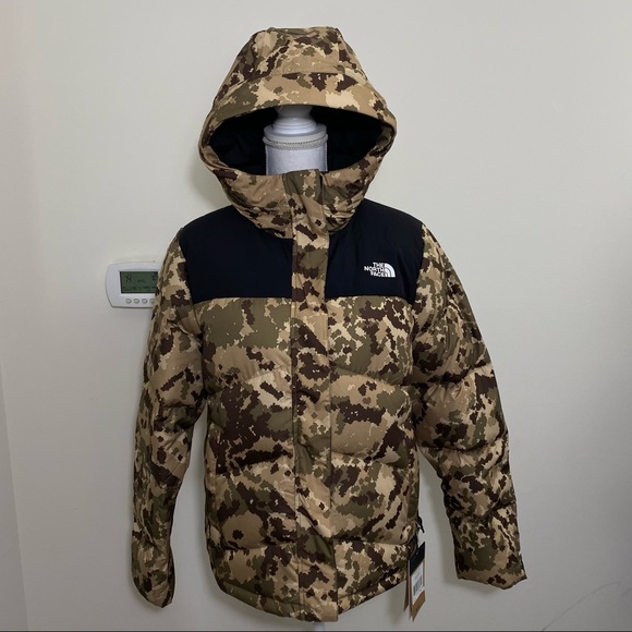 The North Face Women’s Balham Down Coat TNF Black / Camo Print Sz M - Picture 9 of 16